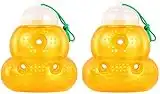 2 Pack Wasp Trap Hornets, Yellow Jackets Wasp Repellent, Hornet Trap, Bee Traps Wasps, Effective and Reusable, Safe and Natural, No Bottom Seam