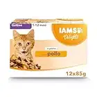 IAMS Delights Alimento Umido in Salsa Per Gattini con Pollo, 12 x 85g