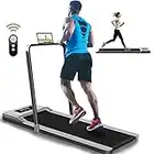 Treadmill Walking Machine, Portable Indoor Running Electric Machine, 1KM/h-12KM/h Adjustable Speed Workout Treadmill, LCD Screen,Ultra Thin and Silent, Intended for Home/Office Running Machine