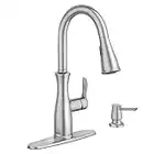 MOEN Nellis - Miscelatore monocomando estraibile per lavello con reflex in acciaio inox