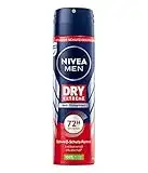 NIVEA MEN Dry Extreme Deo Spray (150 ml), Anti-Transpirant schützt vor allen Arten des Schwitzens, starkes Deodorant mit hochwirksamem Zinkkomplex