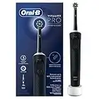 Oral-B Spazzolino Elettrico Ricaricabile Vitality Pro, 3 Modalità di Spazzolamento, Batteria a Lunga Durata, 1 Testina e 1 Spazzolino, Nero, Idea Regalo