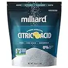 Milliard Citric Acid 5 Pound (2.2 kg) - 100% Pure Food Grade Non-GMO Project Verified (5 Pound)