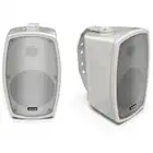 Audibax Ambient 5 White - Altavoces Pasivos de Estantería HiFi - Pareja de Altavoces Estereo de 2 Vías - Potencia Continua de 30W - Soporte de Pared Incluido - Altavoces con Woofer de 5,25"