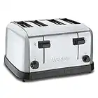 Waring (WCT708) Four-Compartment Pop-Up Toaster, Silver