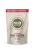 Pulsin - Natural Unflavoured Vegan Hemp Protein Powder - 250g - 4.9g Protein, 0.4g Carbs, 35 Kcal Per Serving - Gluten Free, Plant Based, High Fibre, Rich in Omega 3 & Dairy Free