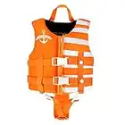 WYTbaby Kids Swim Vest, Toddler Swimming Vest Neoprene Buoyancy Vest Floation Swimwear with Adjustable Strap Float Jacket Suitable For 18-25KGkg/4-6 Years Boys Girls