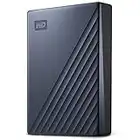 WD 5TB My Passport Ultra Portable HDD USB-C with software for device management, backup and password protection - Works with PC, Xbox X, Xbox S, PS4 and PS5 - Midnight Blue