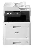 Brother MFC-L8690CDW Professionelles 4-in-1 Farblaser-Multifunktionsgerät (Drucker, Scanner, Kopierer, Fax, 31 Seiten/Min.) weiß/schwarz