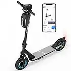 EVERCROSS EV10Z Scooter Eléctrico 500W Motor, Electric Patinete de Neumáticos Sólidos de 10'', Patinete Eléctrico Plegable máx. 25 KM/H, hasta 35 KM, Scooter para Adultos y Adolescentes con una Bolsa