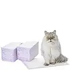 Amazon Basics 40-Pack Disposable Cat Litter Tray Liners with Quick-dry Surface - Purple, Unscented