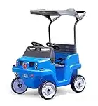 Step2 Side-By-Side Push Around SUV Children's Car / Ride-On for Two Children Toy Car with Push Bar in Blue Children's Vehicle / Ride-On Car from 1.5 Years