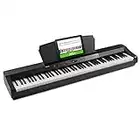 Alesis Prestige Artist – 88 Key Digital Piano with Full Size Graded Hammer Action Weighted Keys, 30 Keyboard Piano Sounds and Built in Speakers