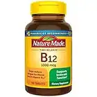 Nature Made Vitamin B12 1000 mcg, Dietary Supplement For Energy Metabolism Support, 160 Time Release Tablets, 160 Day Supply