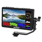 FEELWORLD F5 Pro V4 6 Inch Touch Screen DSLR Camera Field Monitor with 3D LUT F970 External Kit Install for Power Wireless Transmission IPS FHD1920x1080 4K HDMI Input Output 5V Type-c Input Tilt Arm