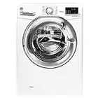 10KG 1400RPM Washing Machine- White with Chrome Door