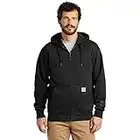 Carhartt Men's Rain Defender Paxton Heavyweight Sweatshirt,Black,Medium