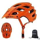 Cairbull Adunlts Men/Women Bicycle Mountain bike MTB Helmet 22 Vents Cycling Helmet with Sun Visor 55-61 cm Adjustable Bike Racing with Storage Backpack