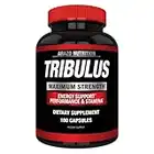 Arazo Nutrition Tribulus Terrestris 1500mg Extract Powder – 180 Capsules - Energy Booster with Estrogen Blocker