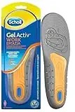 Scholl Solette Gel Activ Work, Solette da Lavoro per Donna con Tecnologia Antiodore, Azione Ammortizzante e Anti Urti, Taglia 35.5 - 40.5 EU, Confezione da 1 Paio