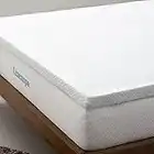 Linenspa 5 cm Surmatelas de Mousse à Mémoire de Forme Gel, avec Housse lavable – Surmatelas 120 x 190 cm