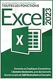 EXCEL 2023: Le Guide Complet, pour Apprendre toutes les Fonctions, Formules et Graphiques Essentiels en 1 Semaine Seulement, avec des Conseils Secrets ... Illustrations et Exemples (French Edition)