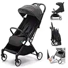 Urban Kanga Wallaby Lightweight (Only 5 Kg!) and Compact Travel Stroller Q8 (Anthracite Linen)