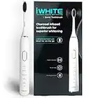 iWhite Cepillo de Dientes Eléctrico Sónico - Cepillo de Dientes Recargable, Cerdas con Carbón Activo para el Blanqueamiento de los Dientes - 5 Modos con 40 000 VPM, una Carga duración 3 Meses