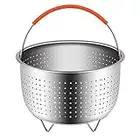 Steamer Basket for Instant Pot, Vegetable Steamer Basket Stainless Steel Steamer Basket Insert for Pots (3qt)