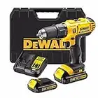 DEWALT GG107 18V Combi Drill X2 Upgraded 1.5AH Batteries Fast Charger,Latest T STAK CASE*Complete KIT,Black