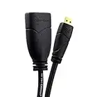 Cablesson ® Ivuna Micro HDMI 0.5m Verlängerung - bis 1080p - v1.4 - Audio & Video - Full HD - HD-Geräte anschließen mit dem neuen Micro HDMI Stecksystem auf PC oder TV