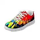 Coloranimal Low Top Laufen Wanderschuhe Bunte Malerei Lace-up Wohnungen für Frauen Männer Frühling Herbst Leichte Fußball Wohnungen Casual DailyShoes