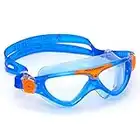 AQUASPHERE Vista JR |Lunettes de Natation pour enfants|Enfants 6 ans+ |Protection UV | Joint en Silicone |Verres Anti-buée et Anti-fuite| Garçon & Fille |Lunette de Piscine