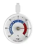 TFA Dostmann Analoges Kühlthermometer, klein, handlich, zur Kontrolle von Kühl- und Gefrierschrank, L 72 x B 21 x H 95 mm