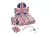 Henbrandt Union Jack Plastic Coated Playing Cards Classic 52 Card Deck for Family Games Poker Nights Casino and Vegas Style Parties