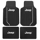 Plasticolor 001611ZX4 Jeep Elite 4pc Front and Rear Floor Mat kit