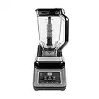 Ninja (BN750EU) Frullatore 2-in-1 con Auto-iQ , 1200 W, Caraffa da 2.1 L, bicchiere da 0.7 L, Nero/Argento