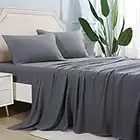 JOLLYVOGUE Bedding Queen Bed Sheets Set - 4 Piece Sheet Set for Bedroom - Cooling