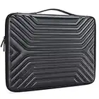 DOMISO 14" Shockproof Waterproof Laptop Sleeve with Handle Lightweight Soft EVA Tablet Case for 14 Inch Laptops/Apple/Lenovo ThinkPad/HP Pavilion 14 Stream 14 / Dell/ASUS, Black