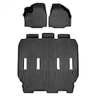 MAXLINER maxfloormat Alfombrillas 3 Fila Set Negro para 2017 – 2018 Chrysler Pacifica 7 pasajeros Modelo sólo (no híbrida Modelos)