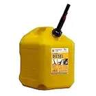 Quick-Flow Spout 8610 Auto Shut Off Diesel Can Yellow