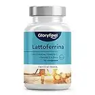 Integratore Lattoferrina 200 mg, 90 Compresse Ad Alto Dosaggio, con Echinacea Purpurea, Vitamina C, D3 e Zinco, Integratore per Rinforzare le Difese Immunitarie, Senza OGM, Testato in Laboratorio