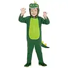 NET TOYS Tenero Costume da Drago per Bambini - Verde 111-116 cm, 4-5 Anni - Travestimento da Dinosauro Drago per Feste di Bambini - Perfetto per Travestimenti di Bambini & Feste in Costume