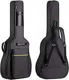 CAHAYA Custodia Chitarra Borsa per Chitarra Classica o Chitarra Acustica Impermeabile in Tessuto Oxford (Nero) Modello CY0152