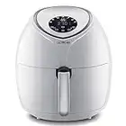 ULTREAN 8.5 Quart Air Fryer, Electric Hot Air Fryers XL Oven Oilless Cooker W/ 7 Presets, LCD Digital Touch Screen & Nonstick Detachable Basket, UL Certified, Cook Book, 1-Year Warranty,1700W (White)