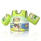 Rrtizan Baby Kids Swim Vest - Buoyancy Aid Swimming Learning Training Jackets for Child 2-6 Years, 14-30 kg Toddler Boys & Girls, ideal Flotation Swimwear with Safety Buckle