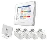 Honeywell - Set di 4 radio-termostati Wi-Fi Evohome Connected, per termosifone HR92