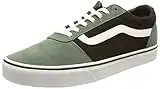 Vans Homme Ward Seasonal Basket, Retro Block Duck Green/White, 46 EU