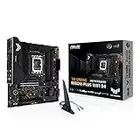 ASUS TUF Gaming B660M-PLUS WiFi D4 LGA 1700(Intel 12th Gen) mATX Gaming Motherboard (PCIe 5.0,DDR4,2xPCIe 4.0 M.2 Slots,WiFi 6,2.5 Gb LAN,Front USB 3.2 Gen 1 Type-C,Two-Way AI Noise Cancelation)