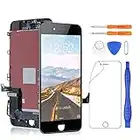 Yodoit Premium Screen Replacement for iPhone SE 2020 2nd Generation Black LCD Display Touch Digitizer Assembly with Repair Tool Kit, for Model A2275, A2296, A2298